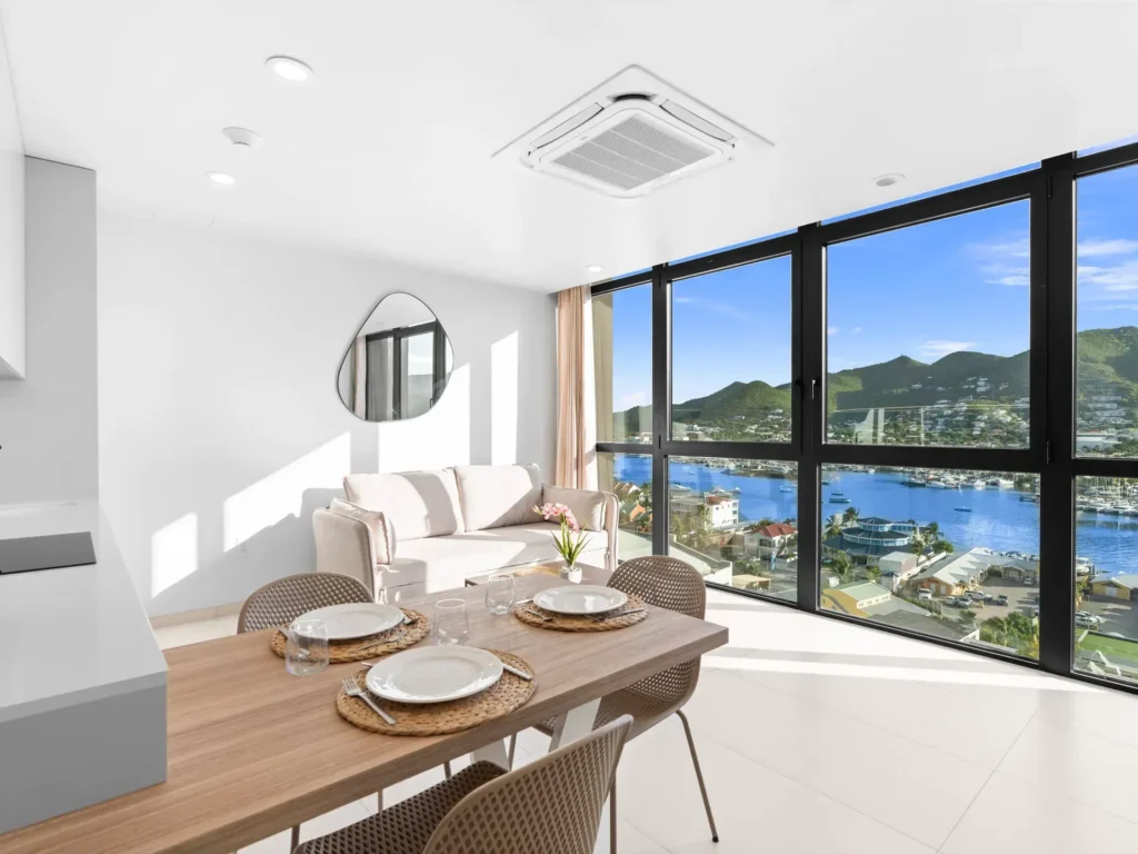 Appartement B-255 à vendre dernier étage The Hills Residence Simpson Bay Sint Maarten