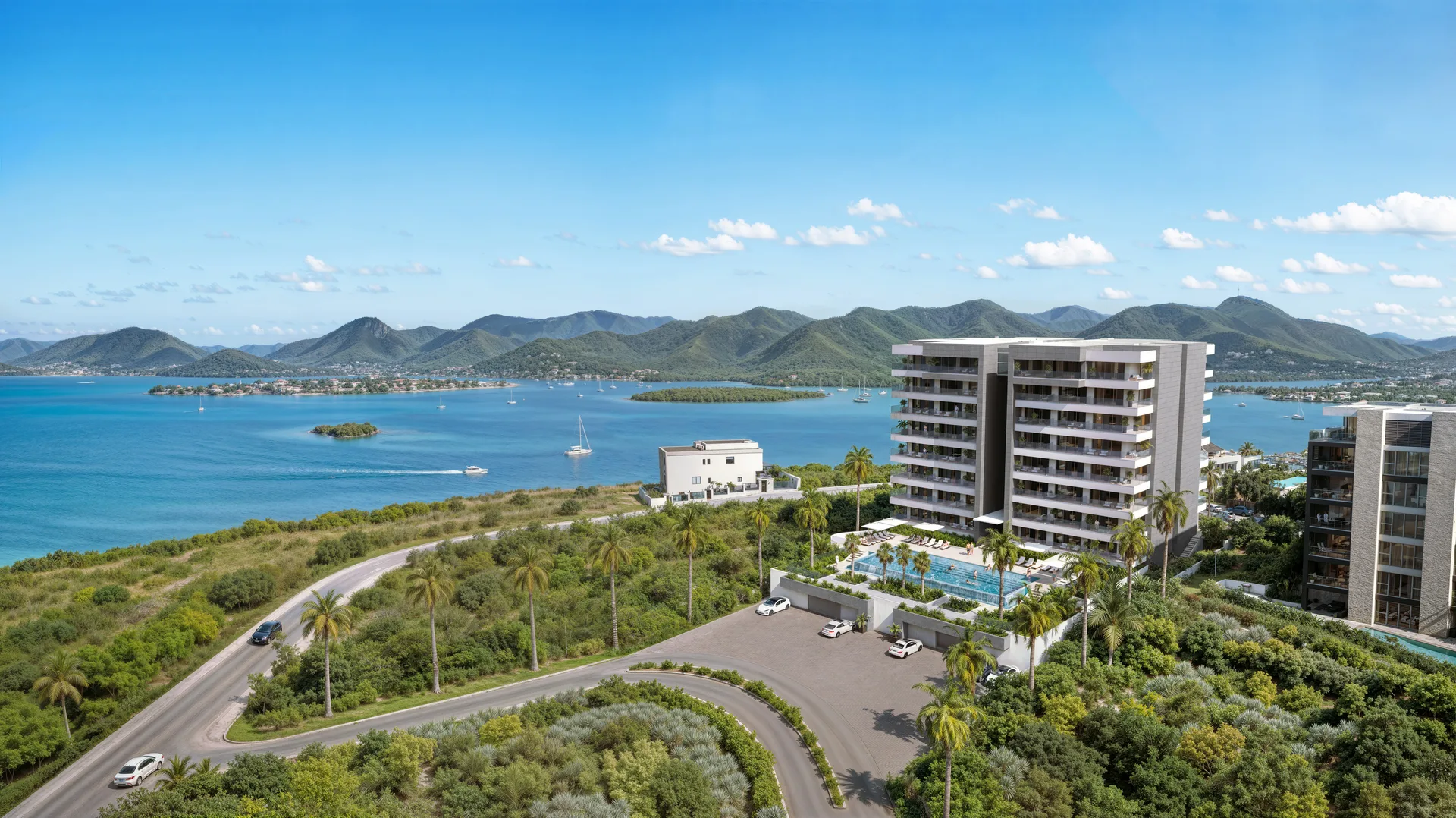 T-Residence Maho Sint Maarten luxury penthouse development with lagoon view